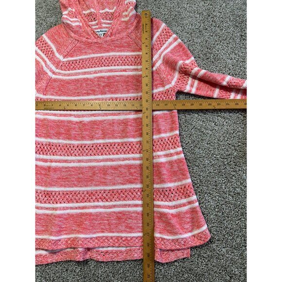 Tommy Bahama Women's M Anacapa Marled Knit Linen Blend Hoodie - Picture 7 of 12